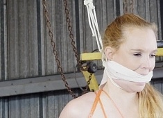 Ariel Anderssen Cross Wrist Twine Hogtie - Part 3