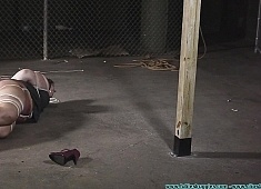 BBW AJ Cured of Bitchiness with Strict Bondage Bastinado - Part 2